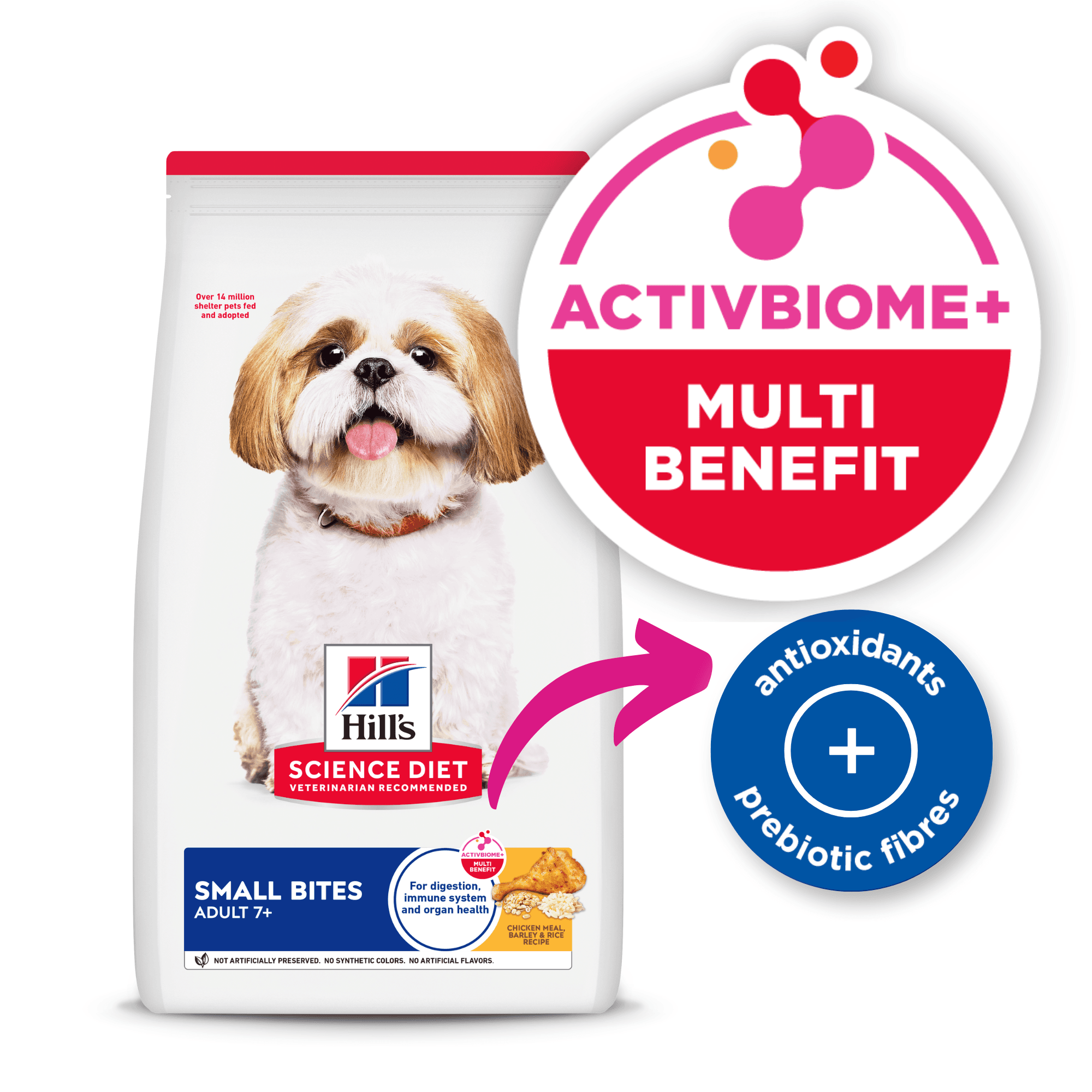 Hill's Science Diet Adult 7+ Small Bites Senior Dog Food 2kg