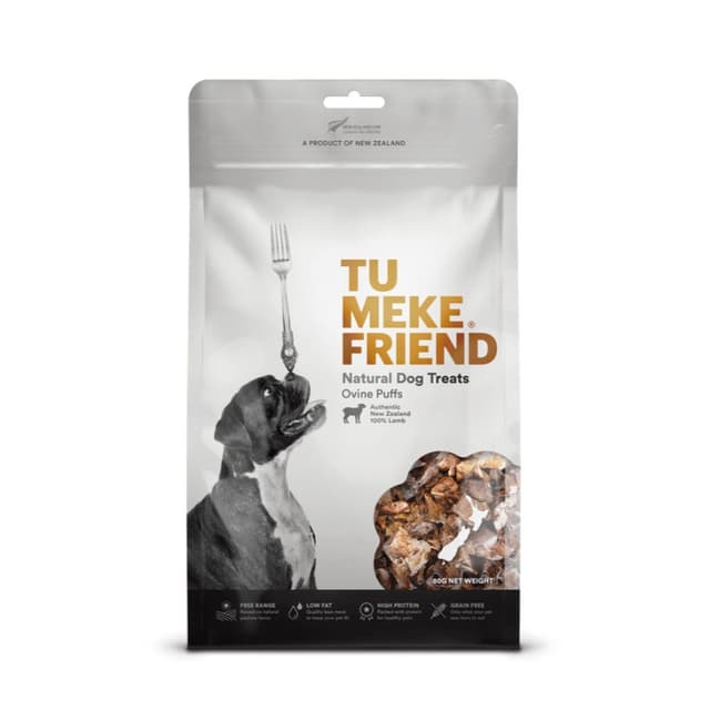 Tu Meke Friend Ovine Puff Dog Treat 80g