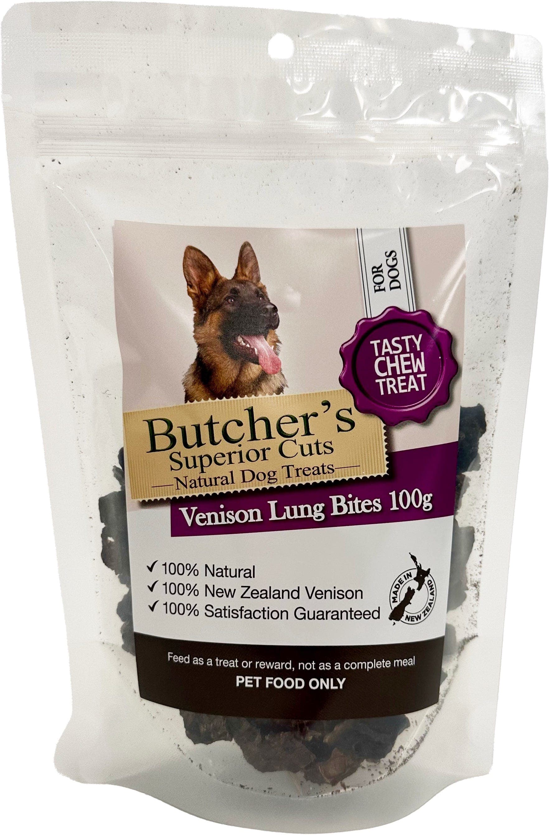 Butcher's Superior Cuts Venison Lung Bites 100g