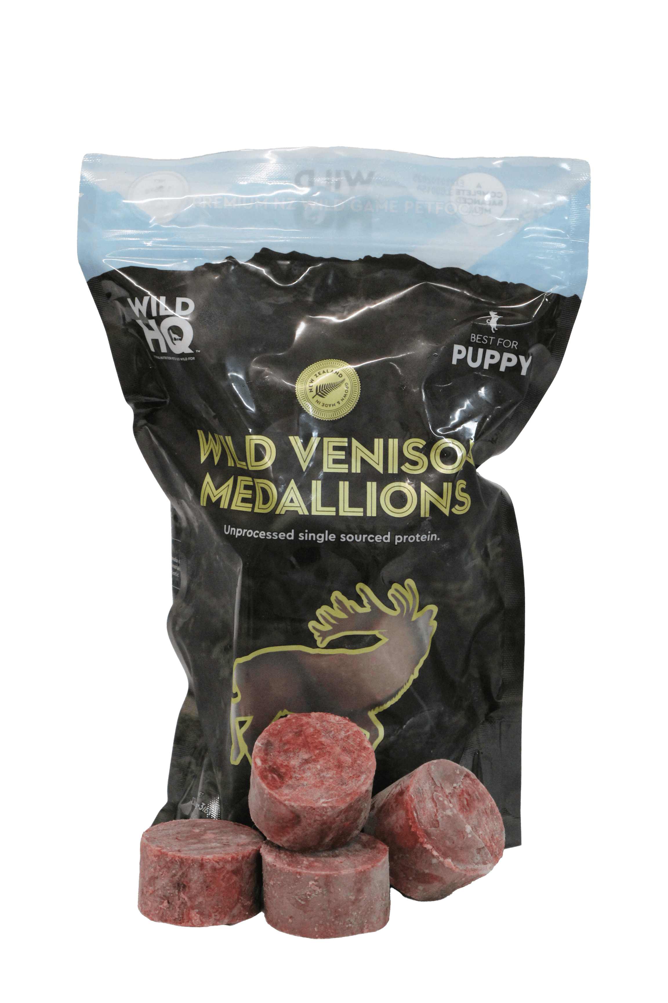 Wild HQ Venison Medallions Frozen Puppy Food 1.36kg