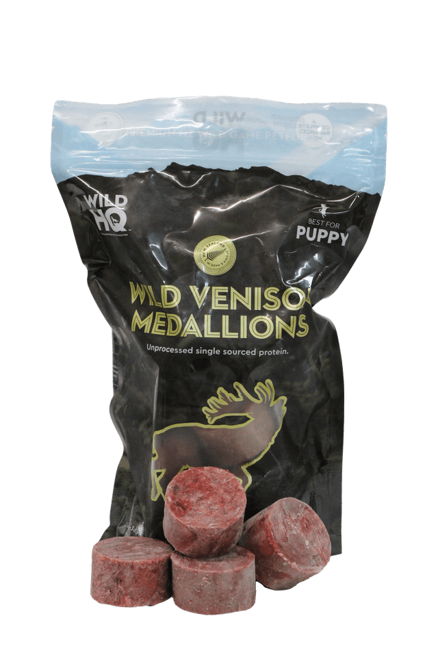Wild HQ Venison Medallions Frozen Puppy Food 1.36kg