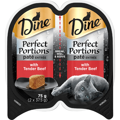 Dine Perfect Portions Pate Entree With Tender Beef Wet Cat Food